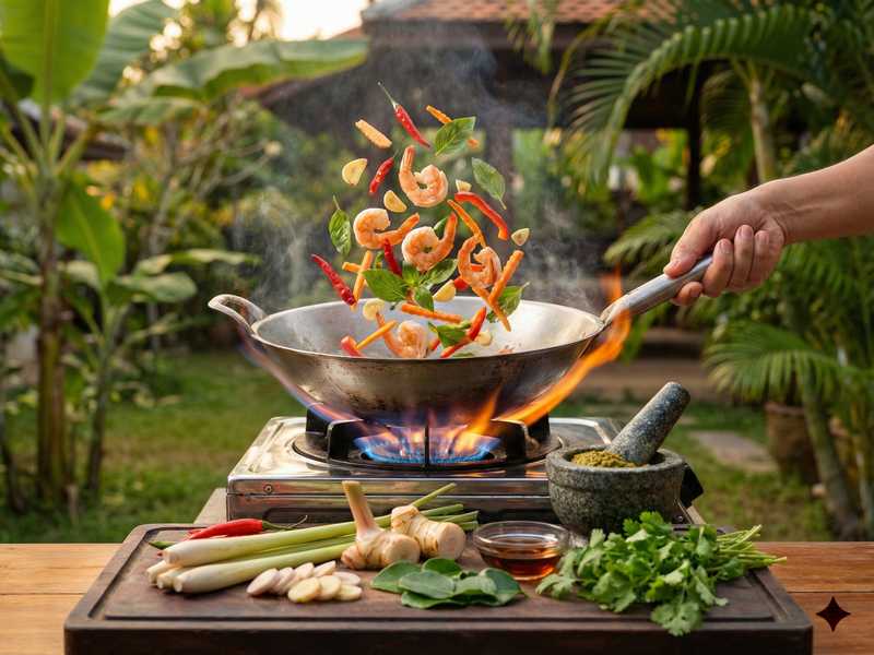 Cooking Classes — Learn to cook pad thai, curries, and more with expert Thai chefs